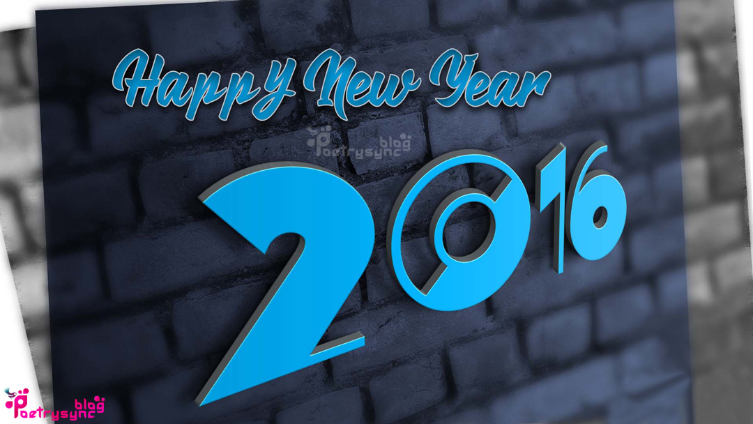 Happy New Year 2016 Desktop Wallpaper 1080x608