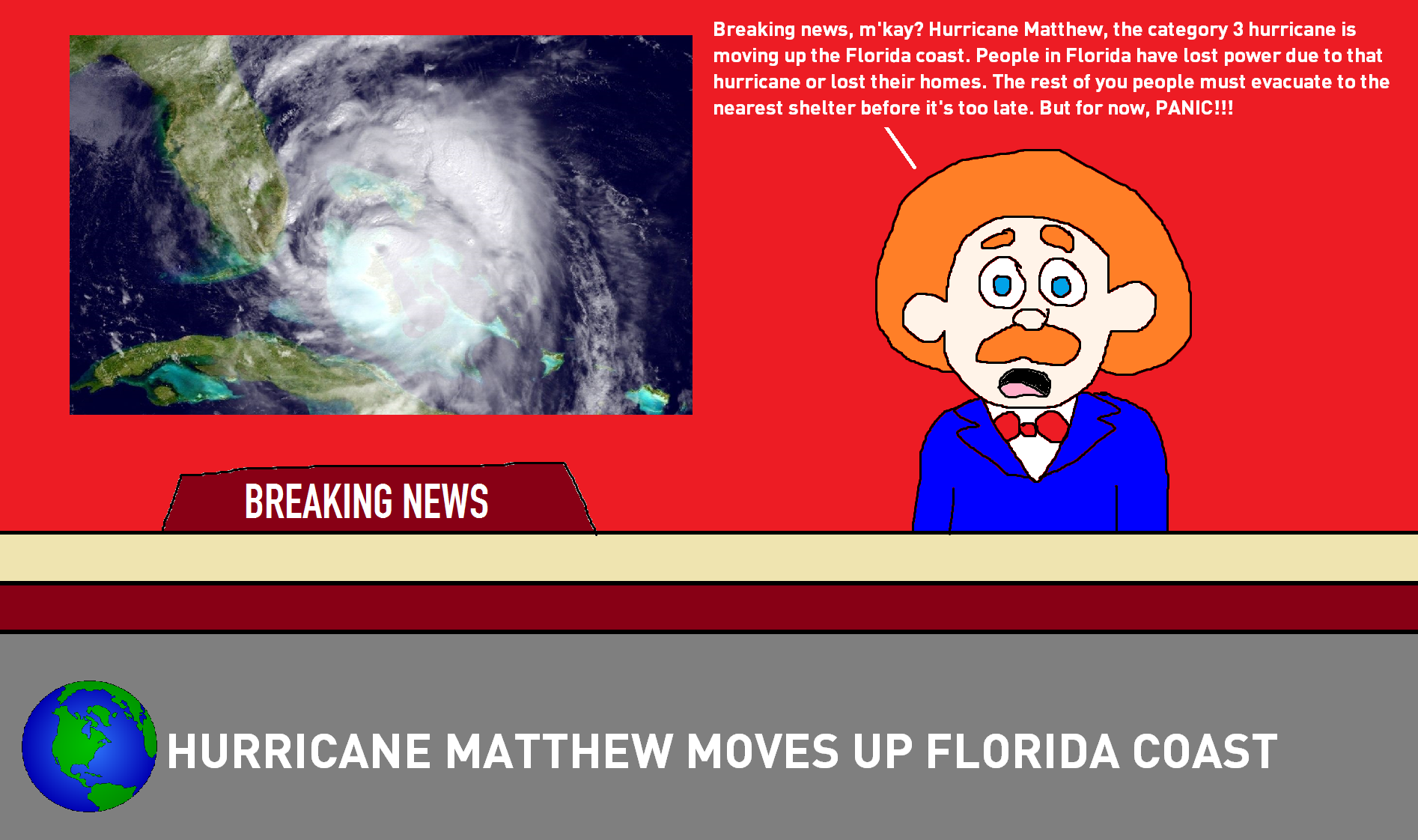 Hurricane Matthew Moves Up Florida Coast By