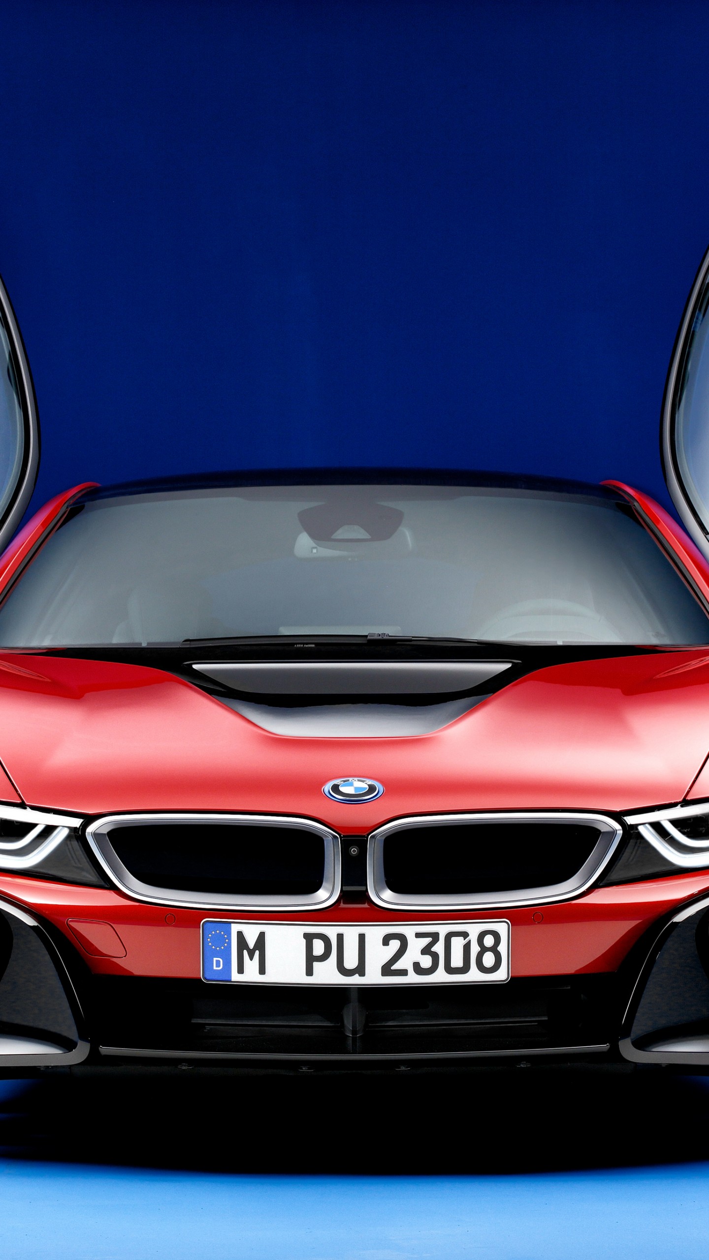 Wallpaper Bmw I8 Protonic Red Edition Geneva Motor Show