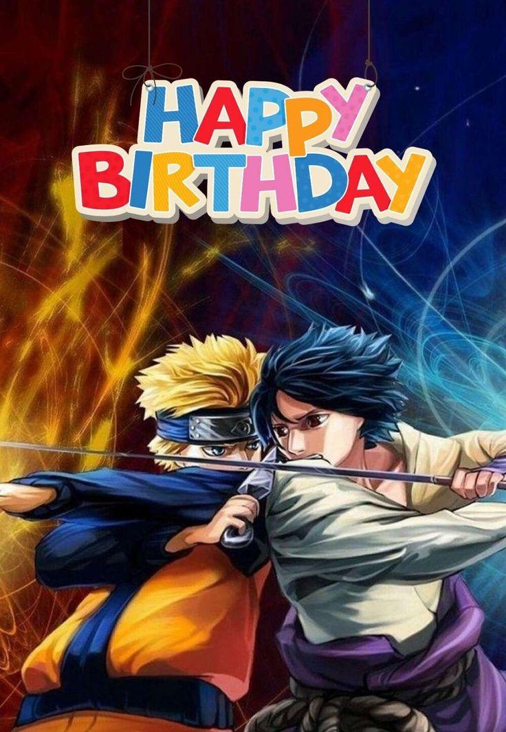 Naruto BirtHDay Card Printable Cards