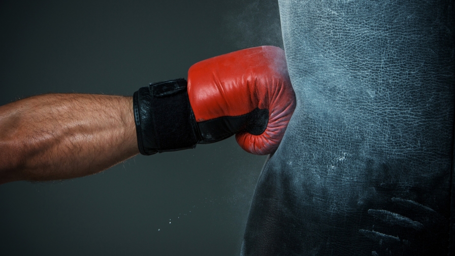 Boxing Glove Hit Wallpaper HD
