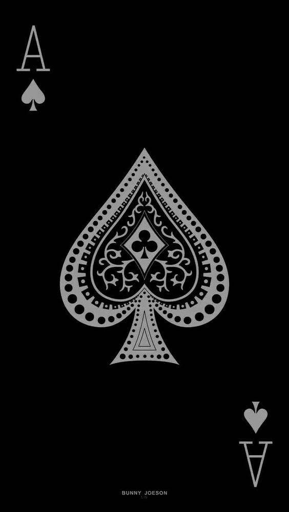 Ace Card Full Screen Desgin Mobile Wallpaper