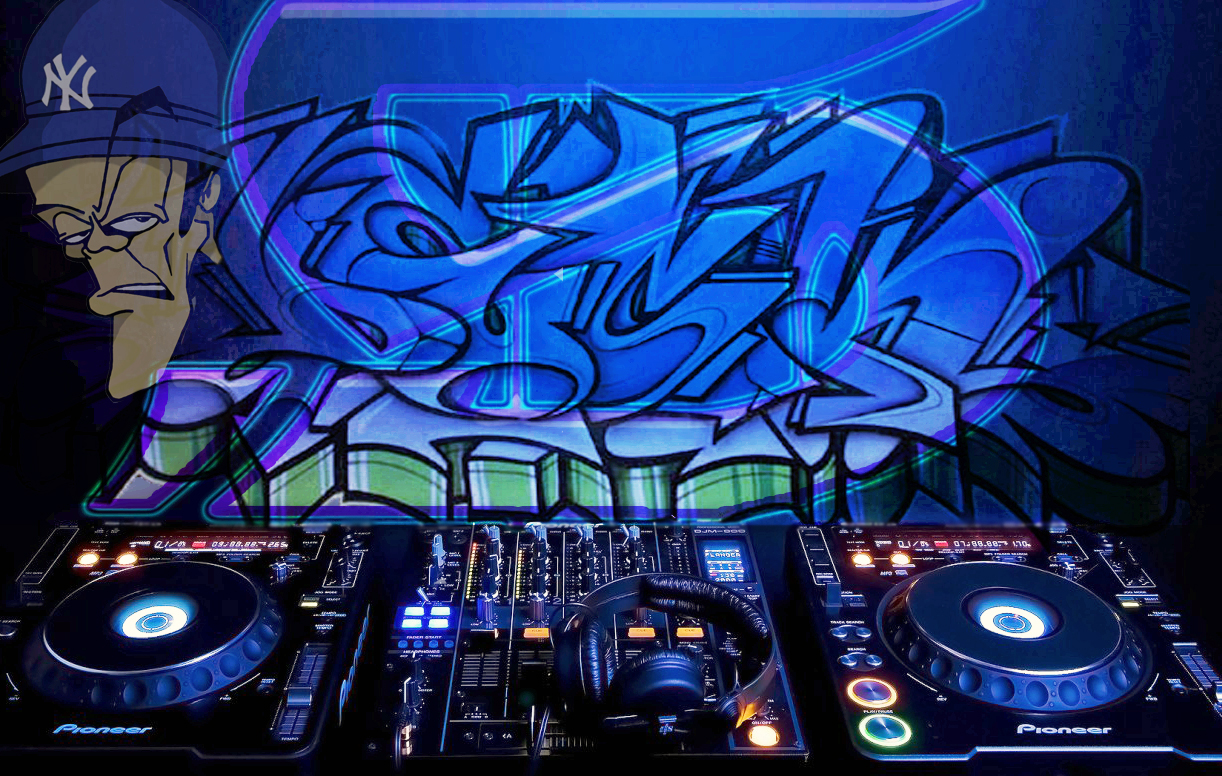 Aaaaaaaad7g Yvk5pifjexk S1600 Dj Deck Turntables Graff With Bboy Jpg