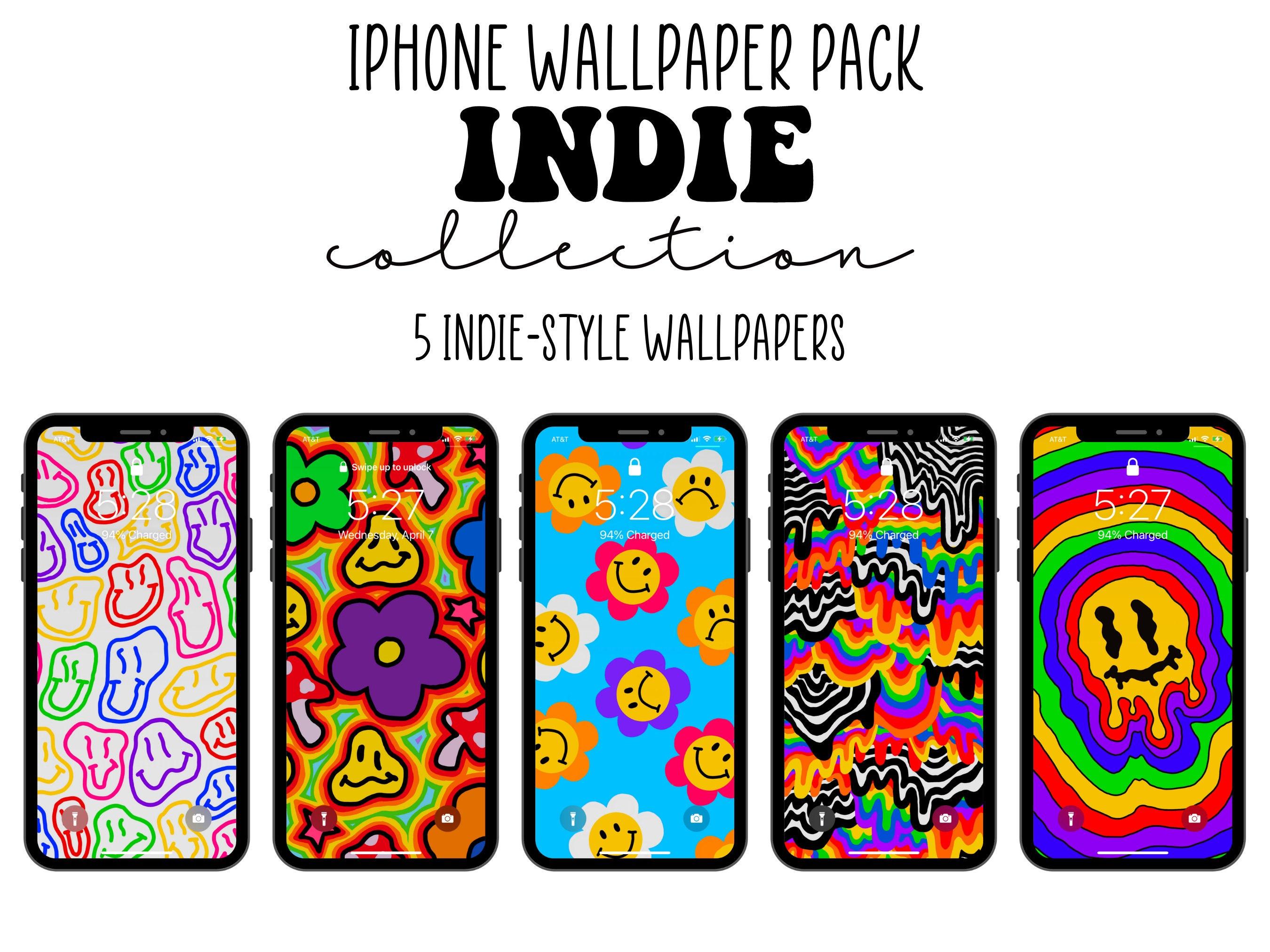 Iphone Wallpaper Ios 14 Wallpaper Indie Wallpaper Aesthetic   Etsy