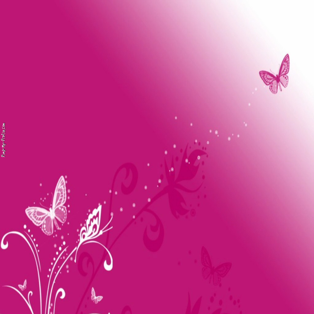Pretty Pink Butterflies Background Pimp My Profile