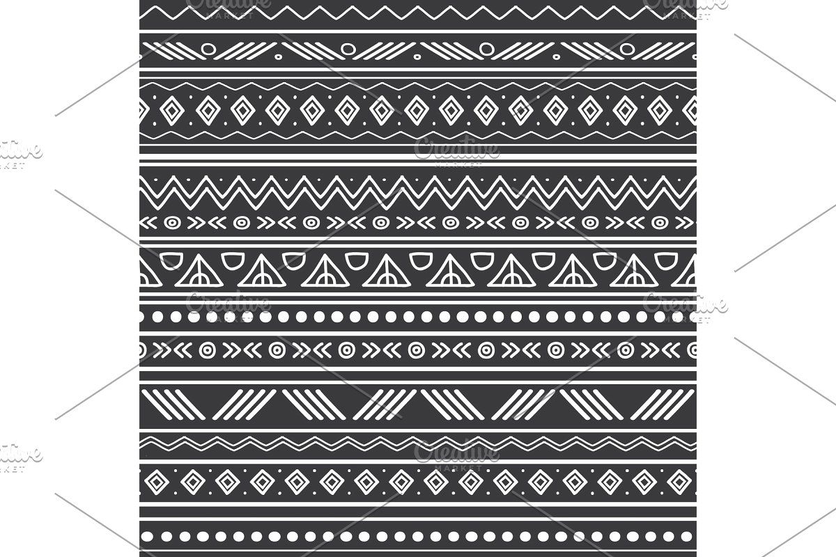 Tribal Pattern Wallpaper On