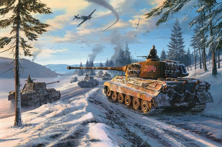 King Tiger Tank The Art Of World War Ii Tigers Tanks