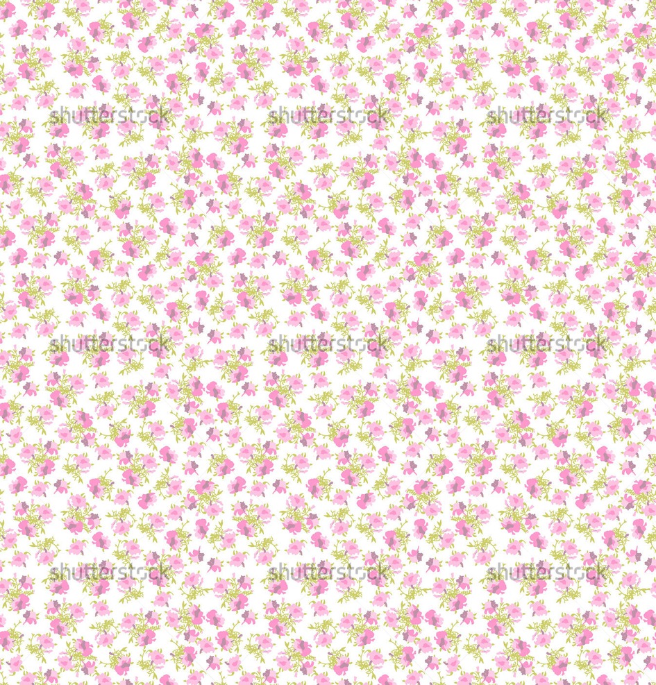 Small Pretty Roses Seamless Pattern In Retro Style Floral Endless