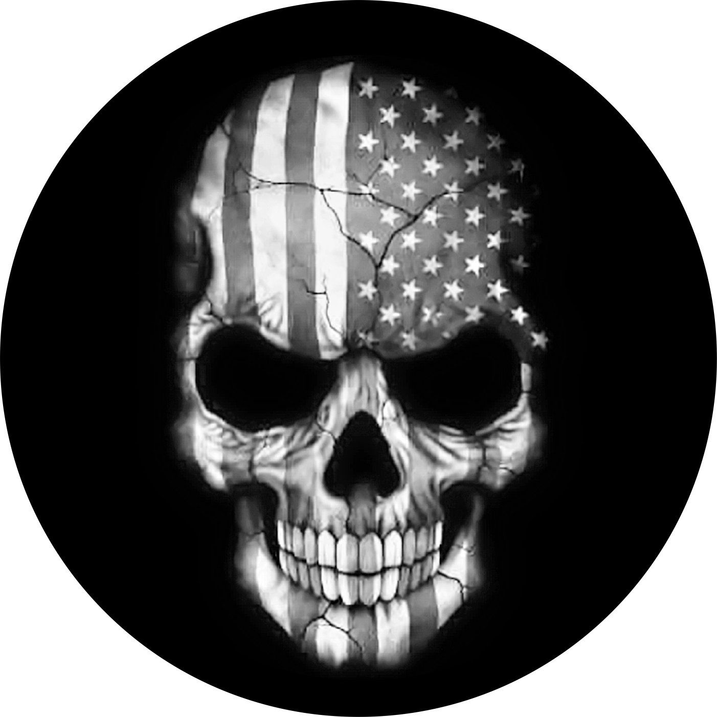 American Flag Punisher Skull Wallpaper Preview 1402x1402