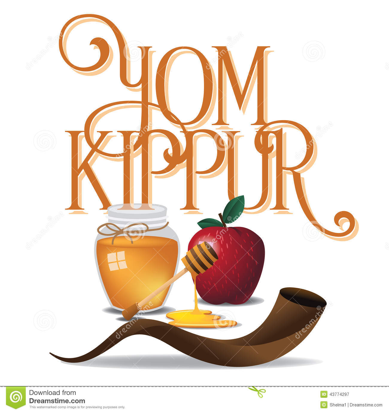 yom kippur design eps vector 43774297   Shaar Zahav