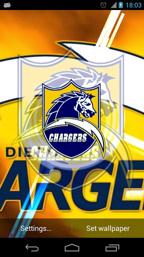 Bigger San Diego Chargers Wallpaper For Android Screenshot