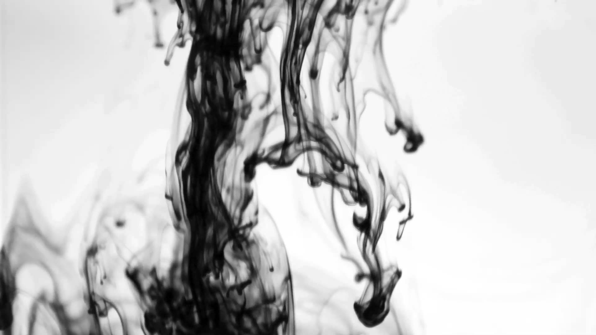Ink In Water Photography Alberto Seveso Black Wallpaper