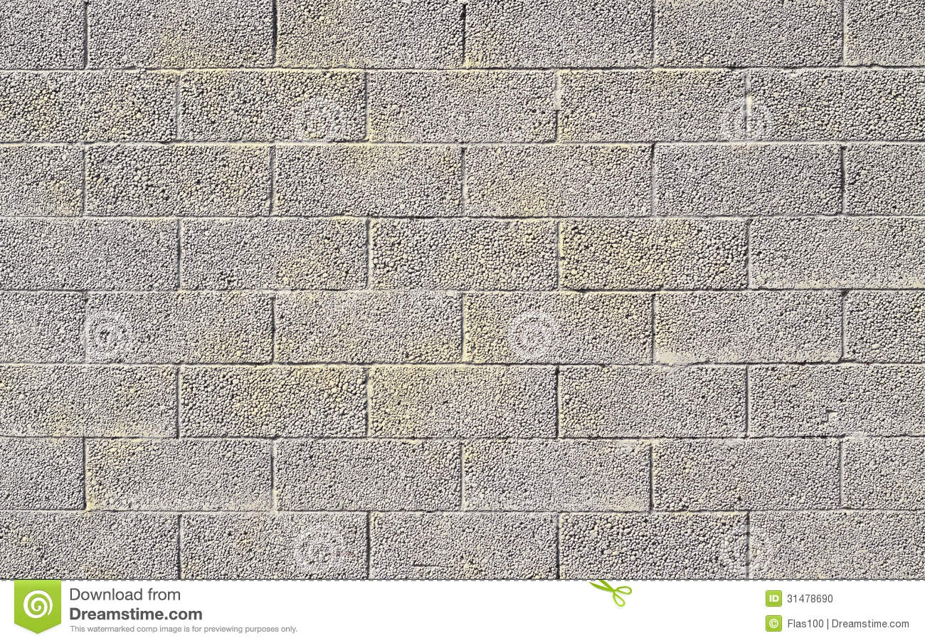 Concrete Brick Wall Background Cinder Block W