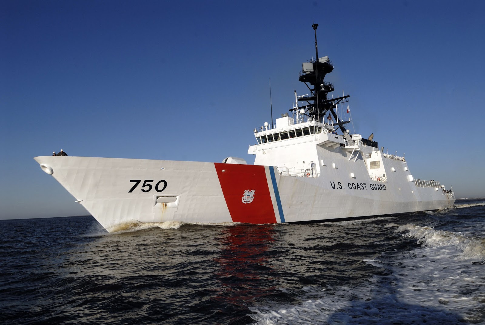 Foto van een schip van de US coast guard HD schepen wallpaper