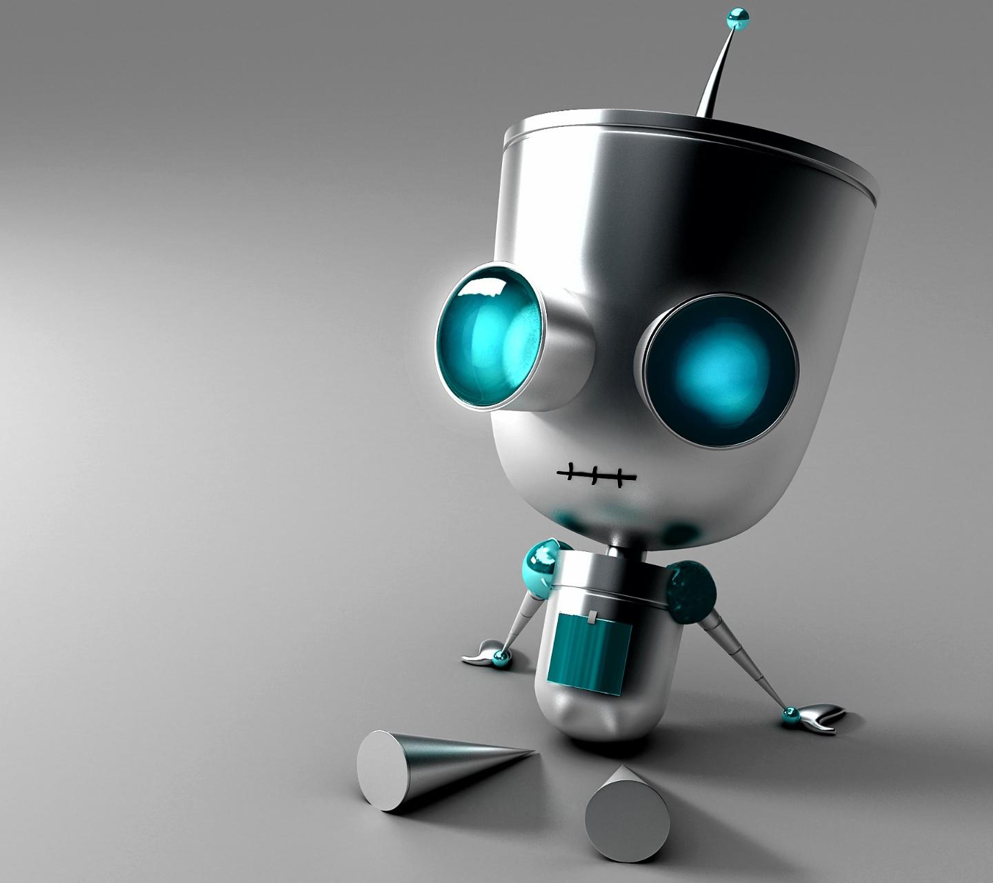 Cute Robot High Quality And Resolution Wallpaper On