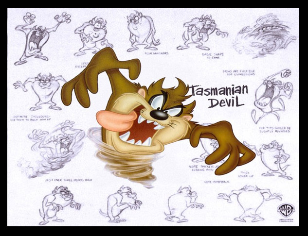 Looney Tunes Tasmanian Devil Character Wallpaper