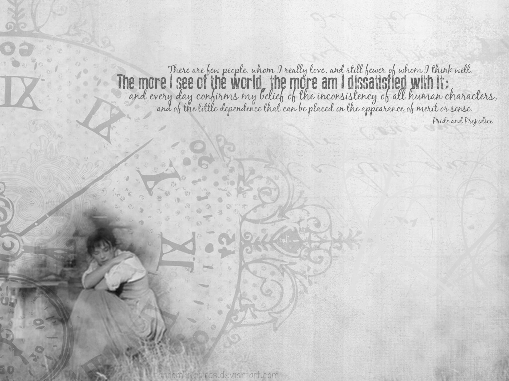 See Of The World Pride And Prejudice Wallpaper