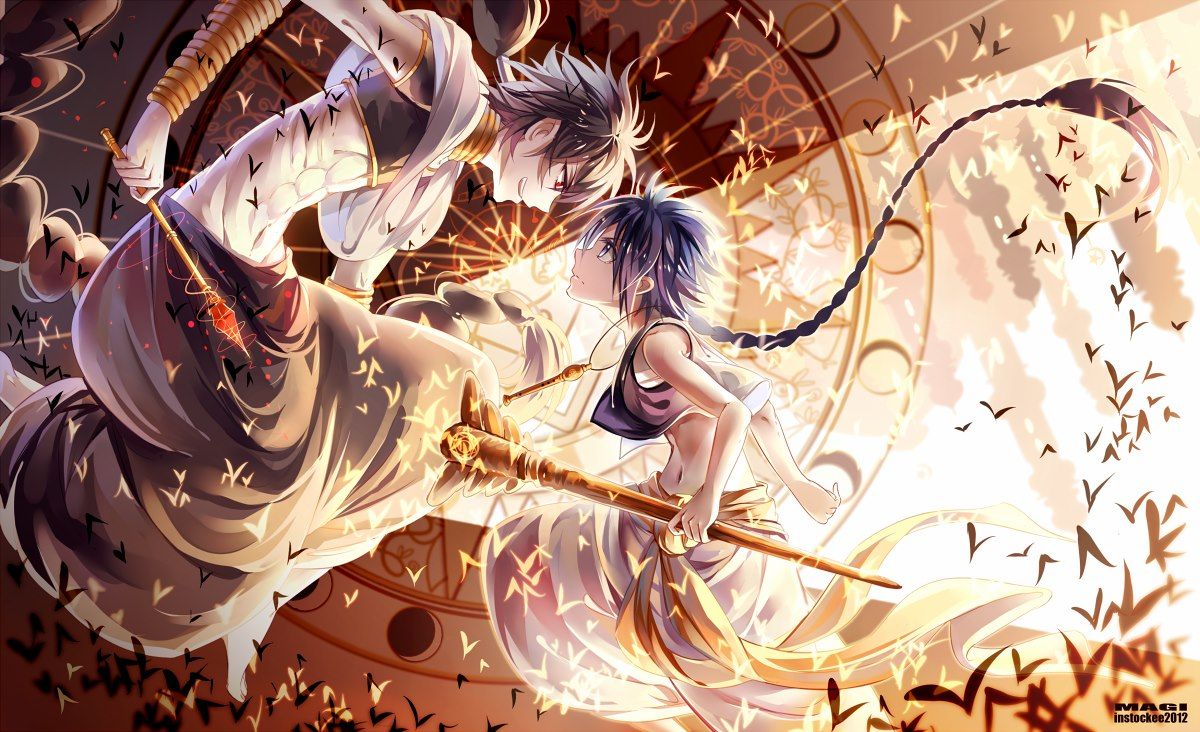 Aladdin And Judal Or Judar From Magi Labyrinth Of Magic Other