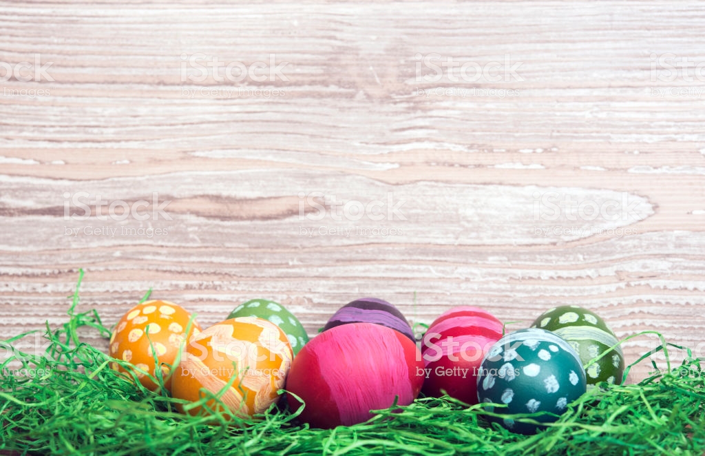 Happy Easter Background Stock Photo   Download Image Now   iStock