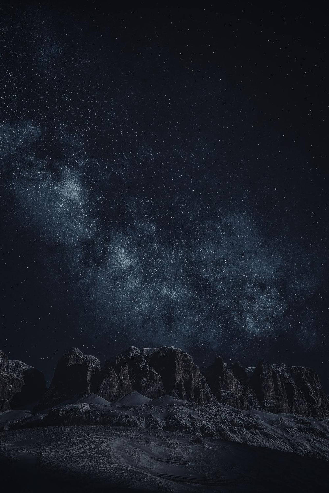 Black iPhone Canyon Mountains Wallpaper