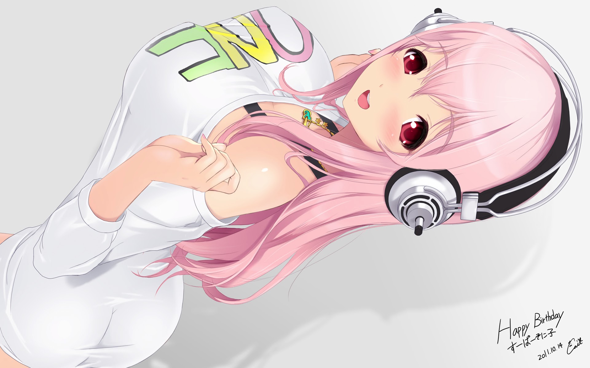 Sonico Animation Headphone Sexy Anime Girl HD Wallpaper 9j