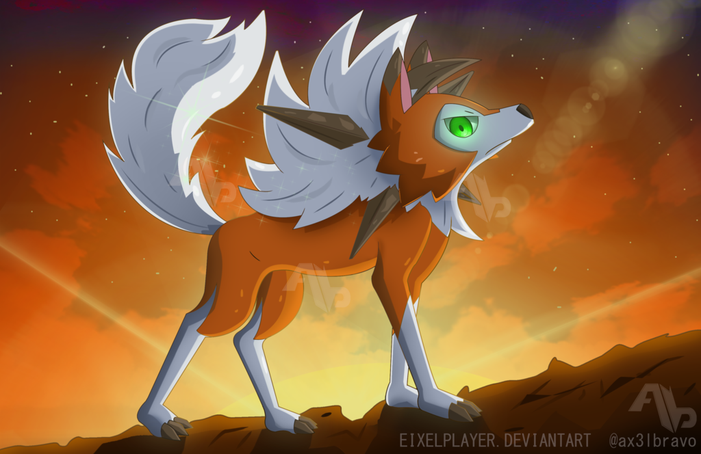 free-download-pokemon-sun-and-moon-lycanroc-dusk-form-by-eixelplayer