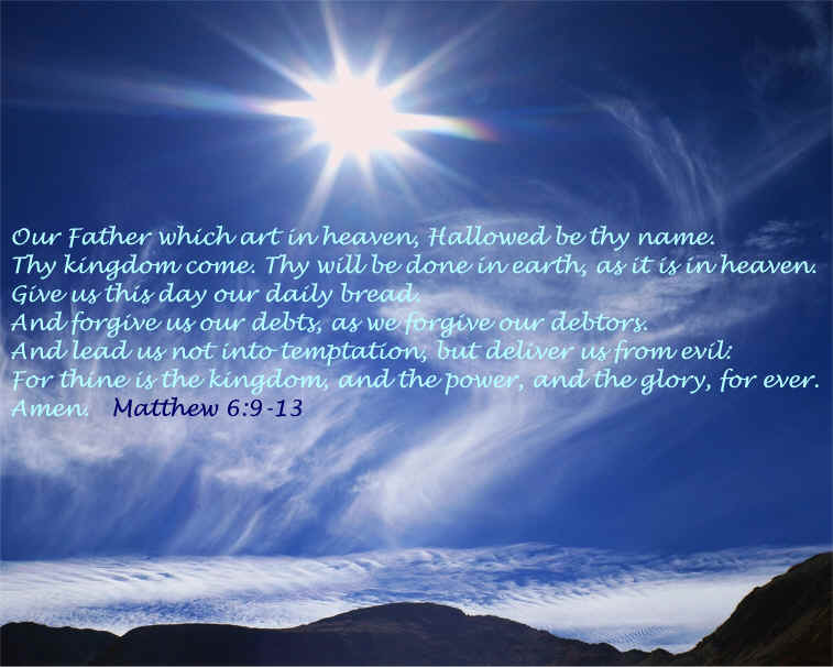 memory verse our father which art in heaven hallowed be