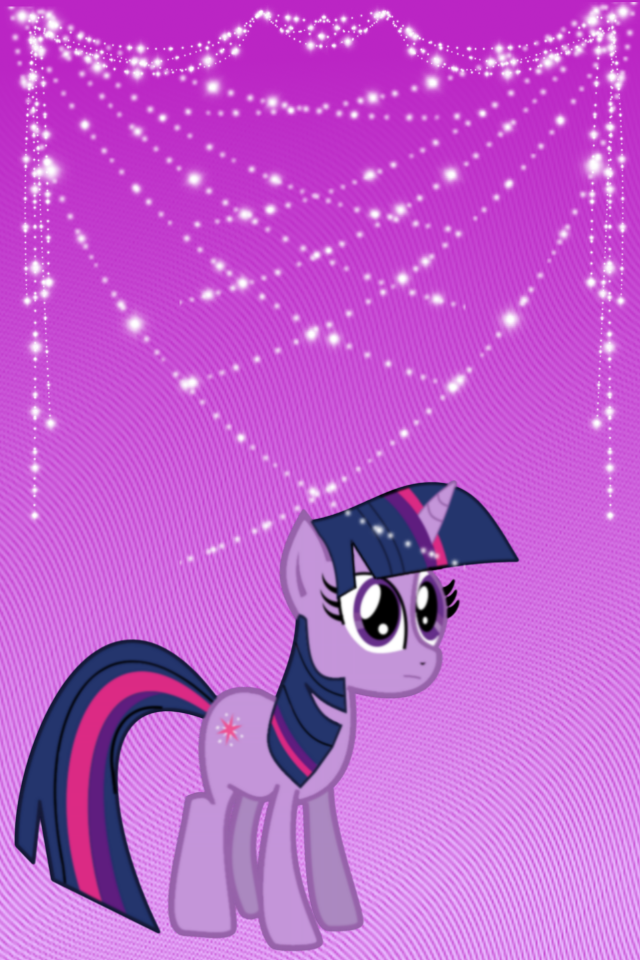 My Little Pony Twilight Sparkle Phone Wallpaper By Livebythemoon