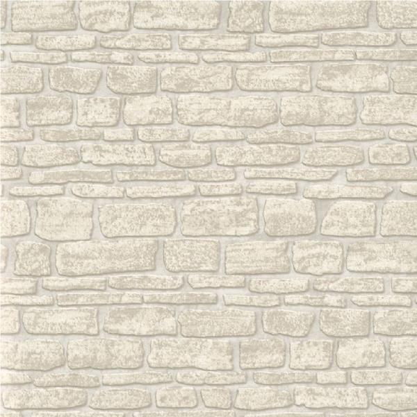 Erismann Brix Castle Stone Wall Brick Textured Vinyl Wallpaper Roll