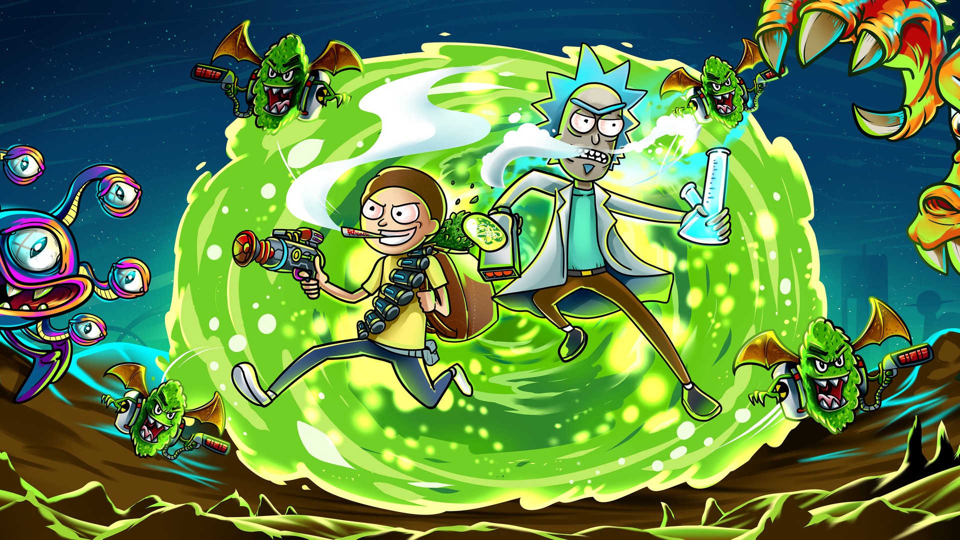 Movie Wallpaper Rick And Morty Poster HD