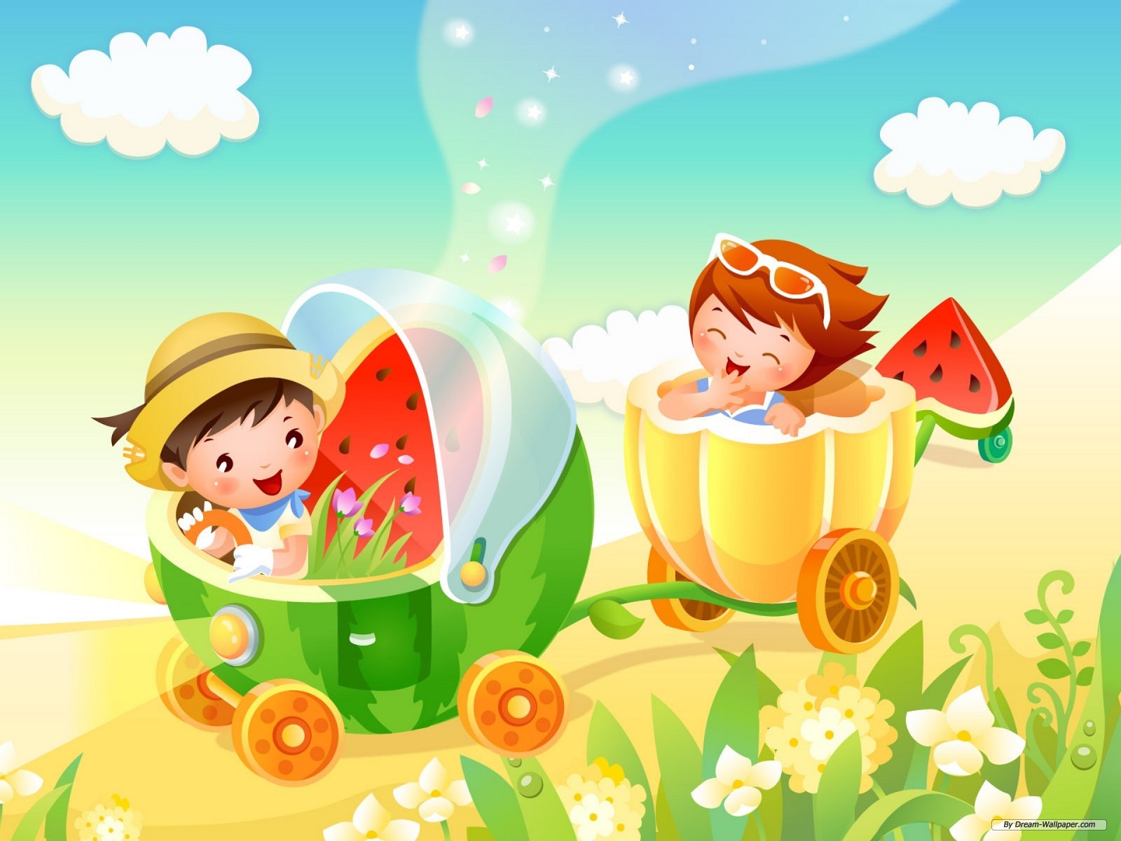 Colorful Cartoon Wallpaper For Kids Background In HD