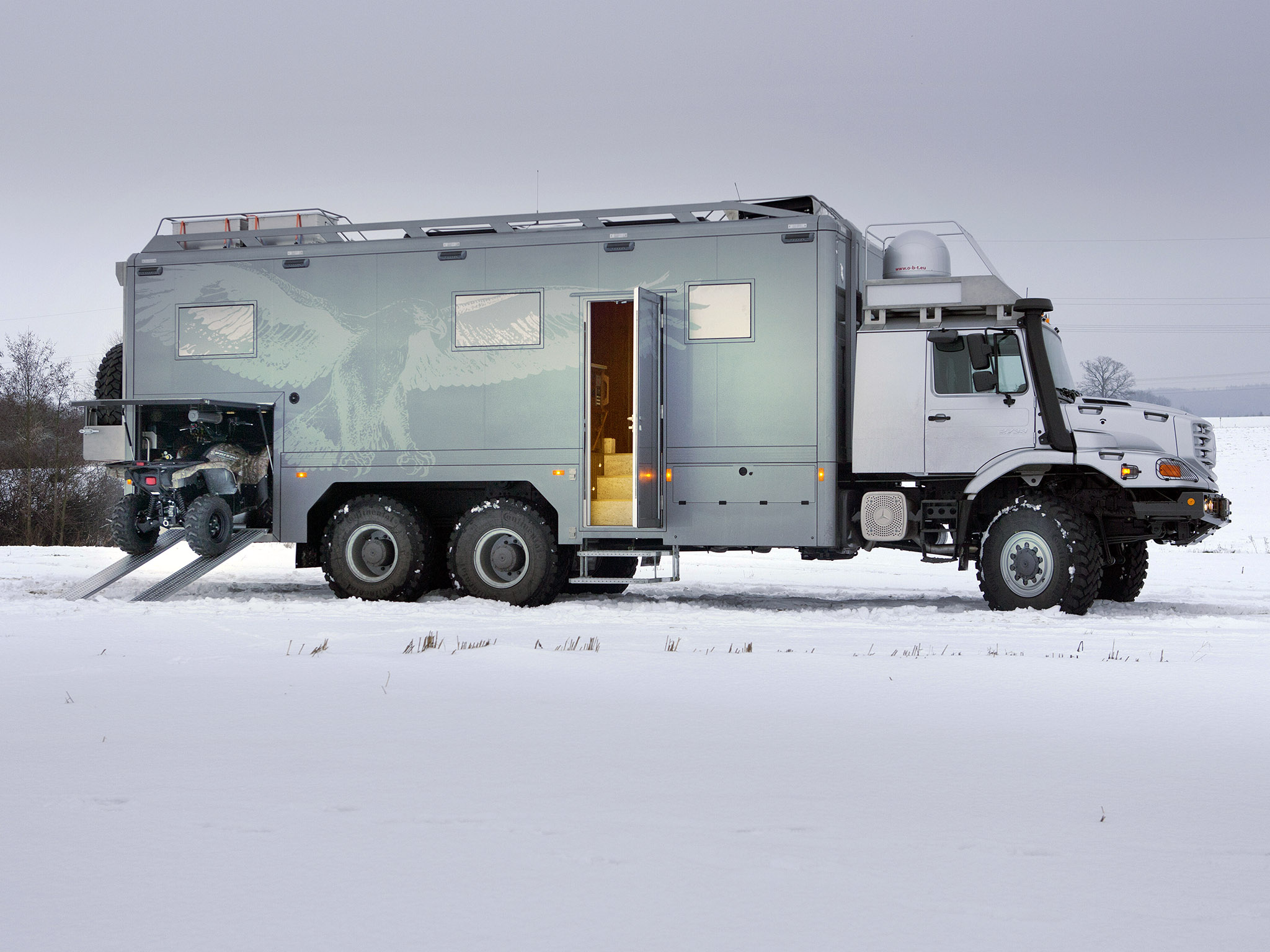 Expedition Vehicle Offroad Motorhome Camper G Wallpaper Background