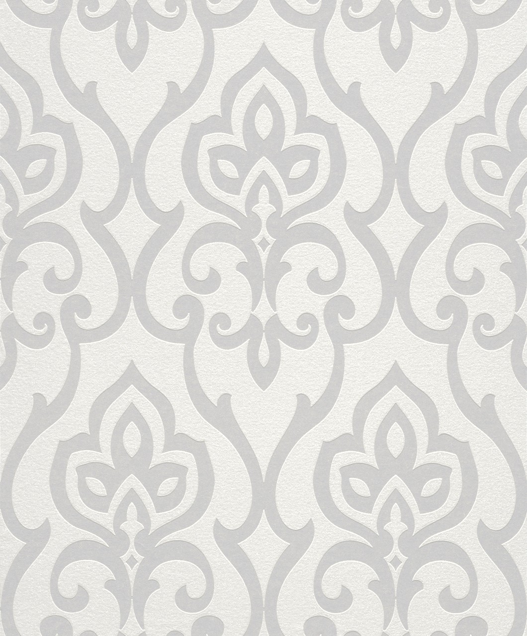Becker Opulent Crest Cream Silver Pearl Wallpaper By Rasch