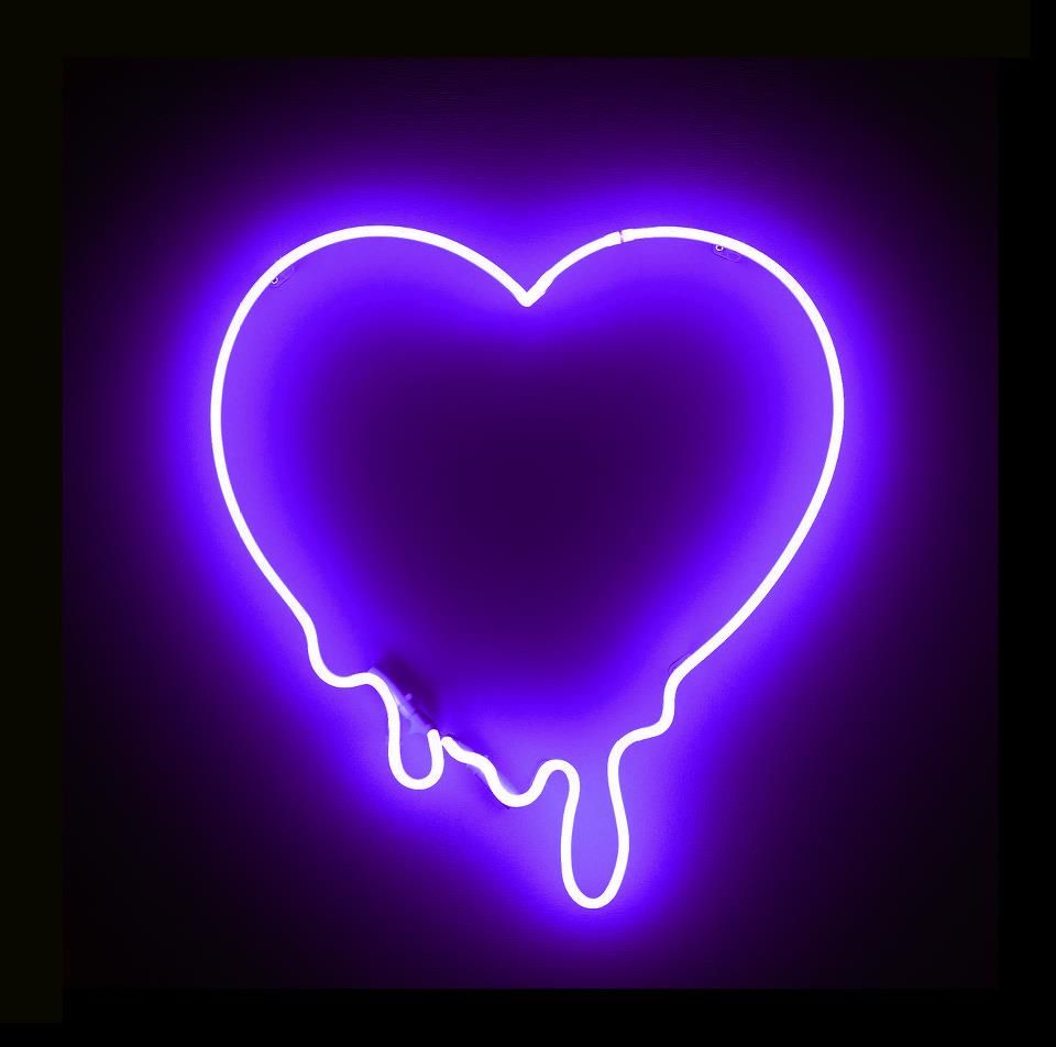  21 Neon Hearts  Wallpapers  on WallpaperSafari