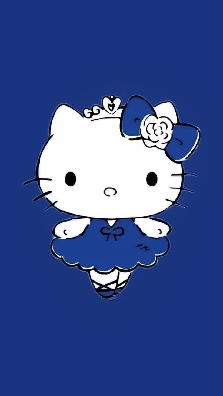 Download Blue Hello Kitty Aesthetic Wallpaper