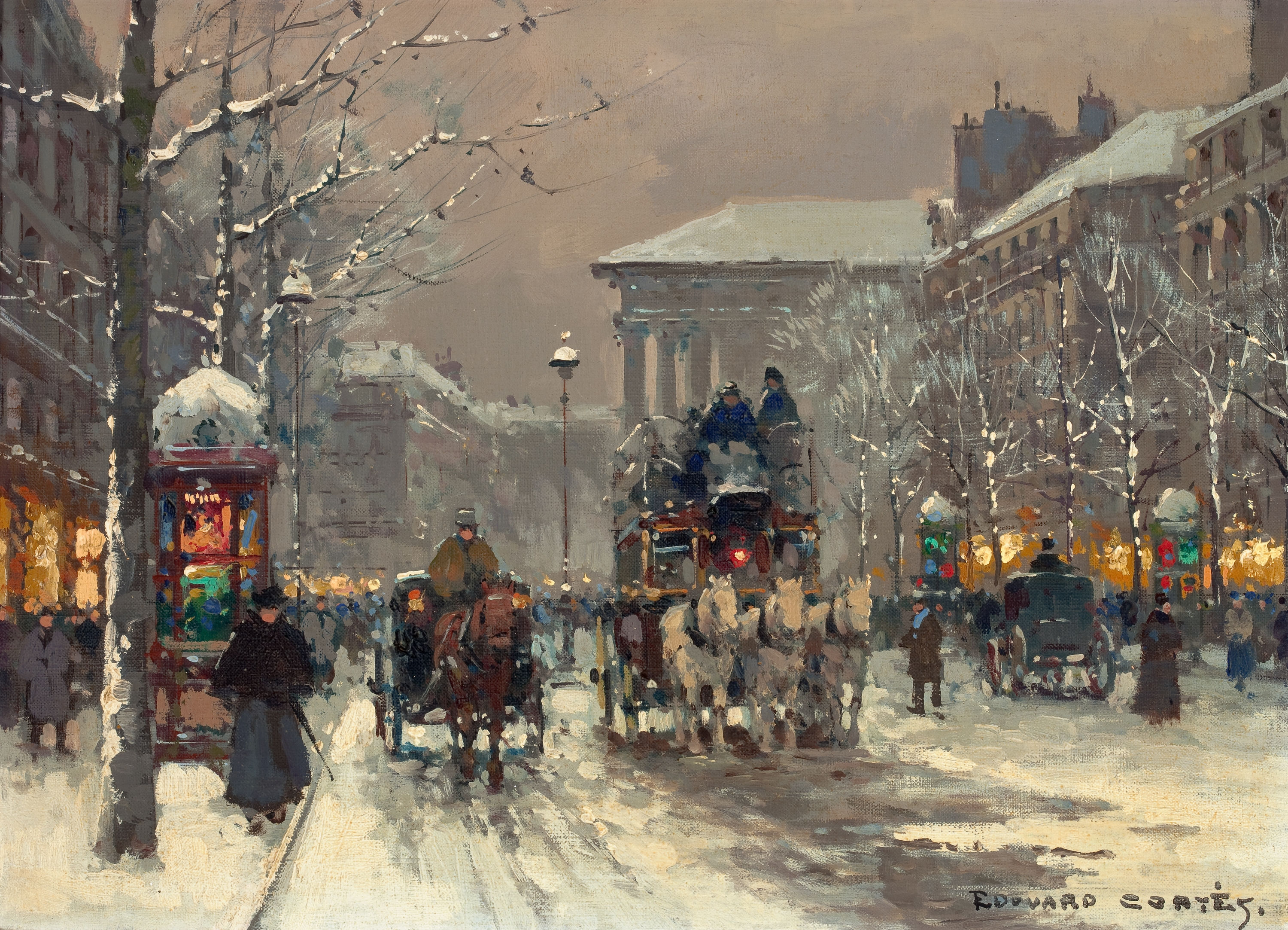 Edouard Cortes Masterpiece Sold By West Highland Art Auctions For