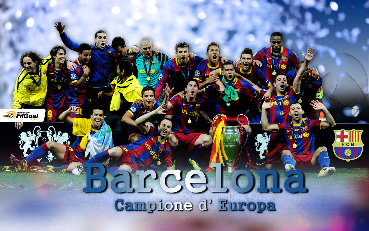Barcelona Champions of Europe
