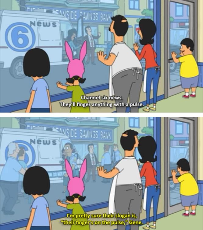 Gene Belcher Moments From Bob S Burgers Pleated Jeans