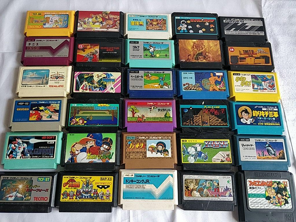 Wholesale lots of 30 Nintendo Famicom FC NES Game Cartridge set