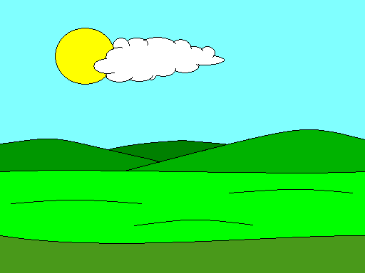 In A Series Of Daytime Scenes The Eye Seeing Hills Background