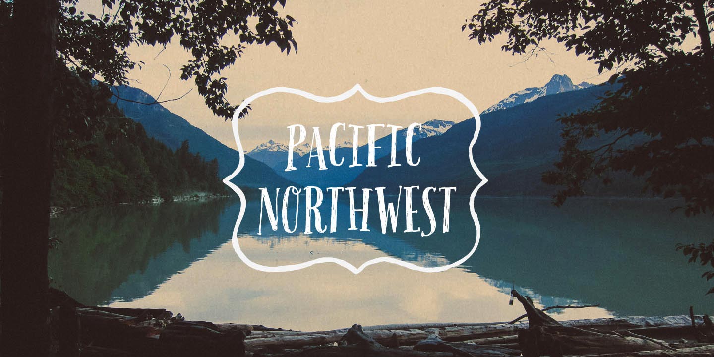 Pacific Northwest Is A Handwritten Font That S Fun And Es In Two