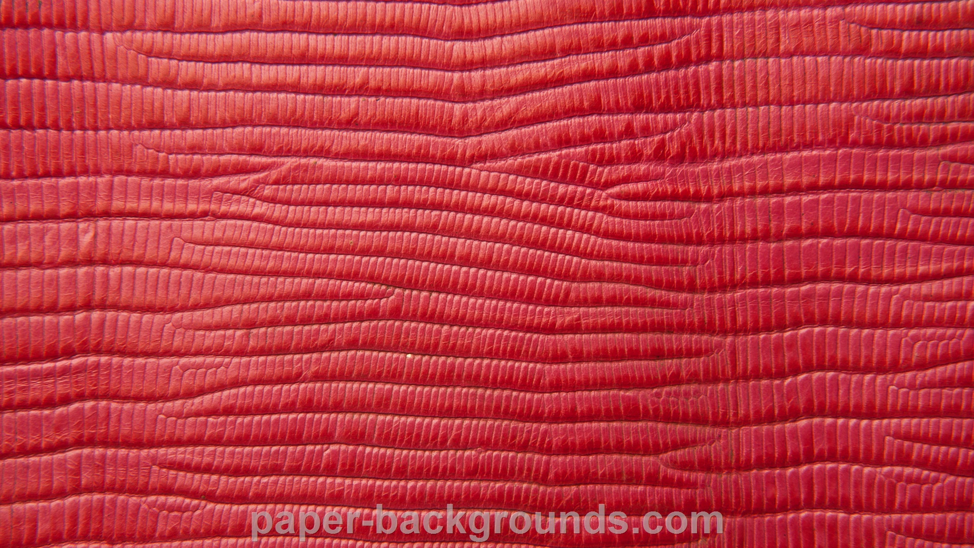 Red Embossed Crocodile Leather Texture
