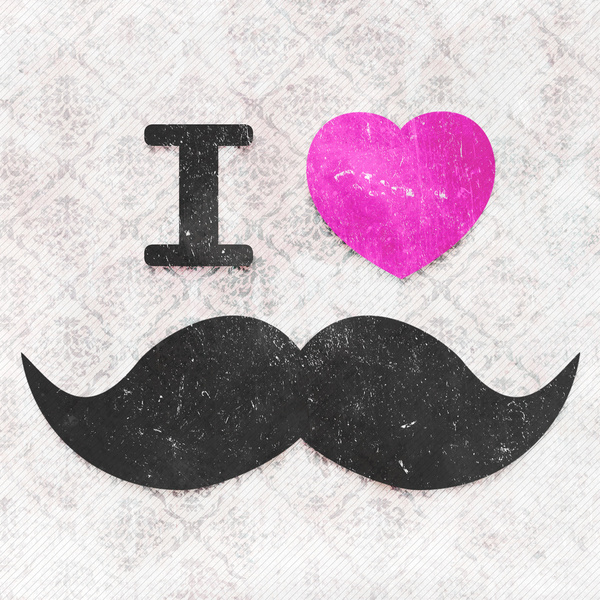 Cute Girly Mustache Wallpaper By Kezizia Pink