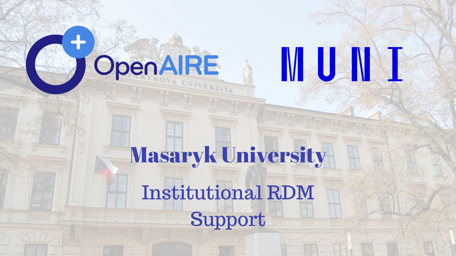 Institutional Rdm Support At The Masaryk University Czech