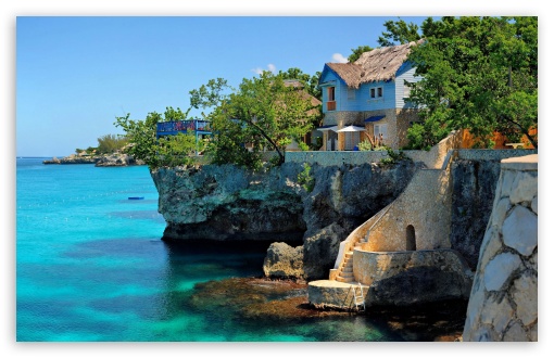 Houses Negril Jamaica HD Desktop Wallpaper Widescreen High