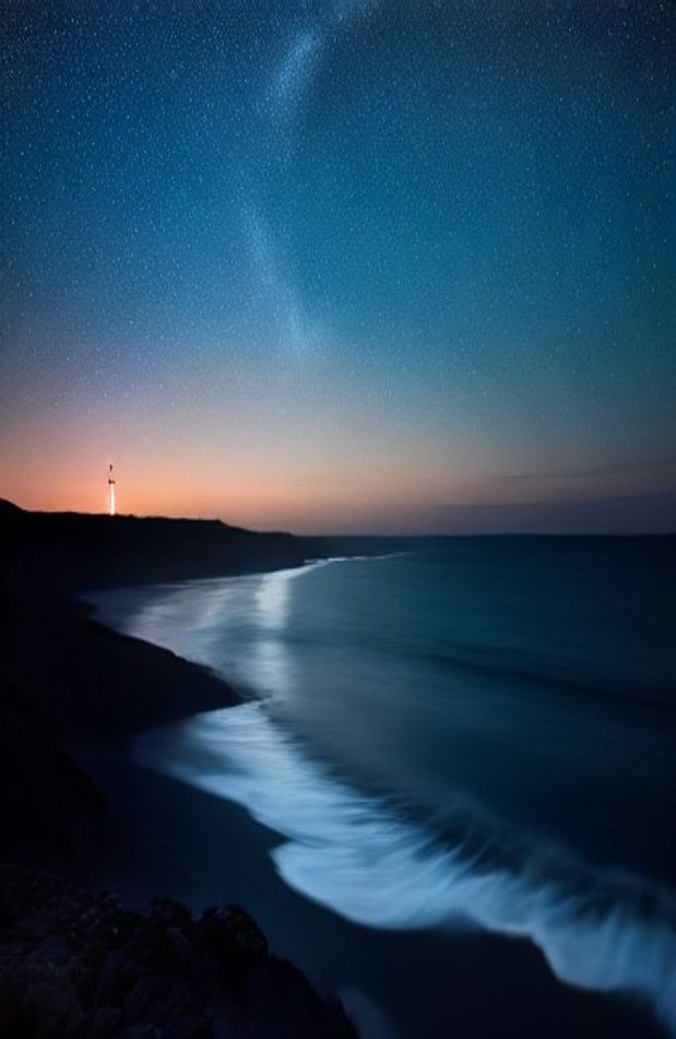 Night Ocean Wallpaper