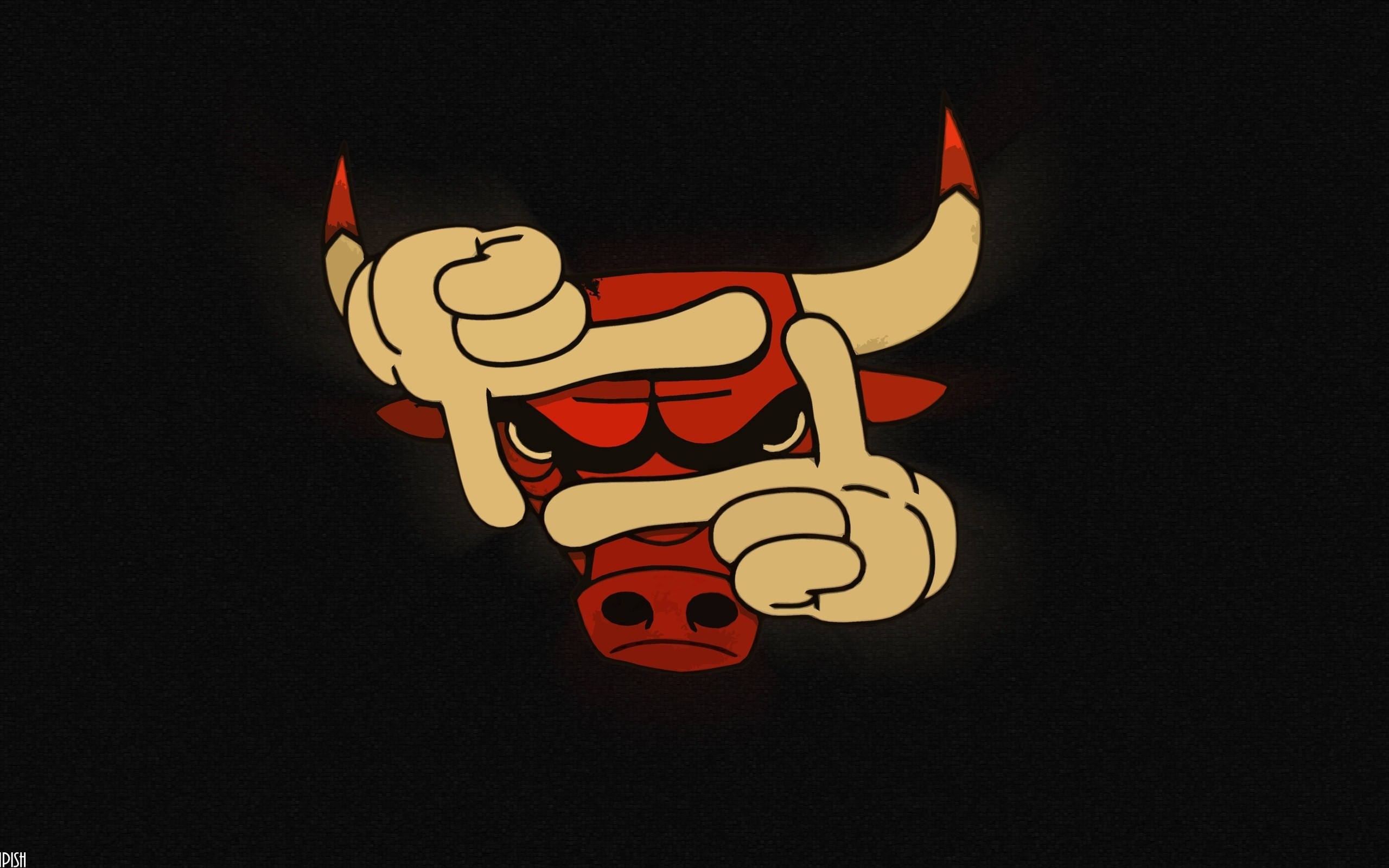 Chicago Bulls Logo Black And White Wallpaper Nba