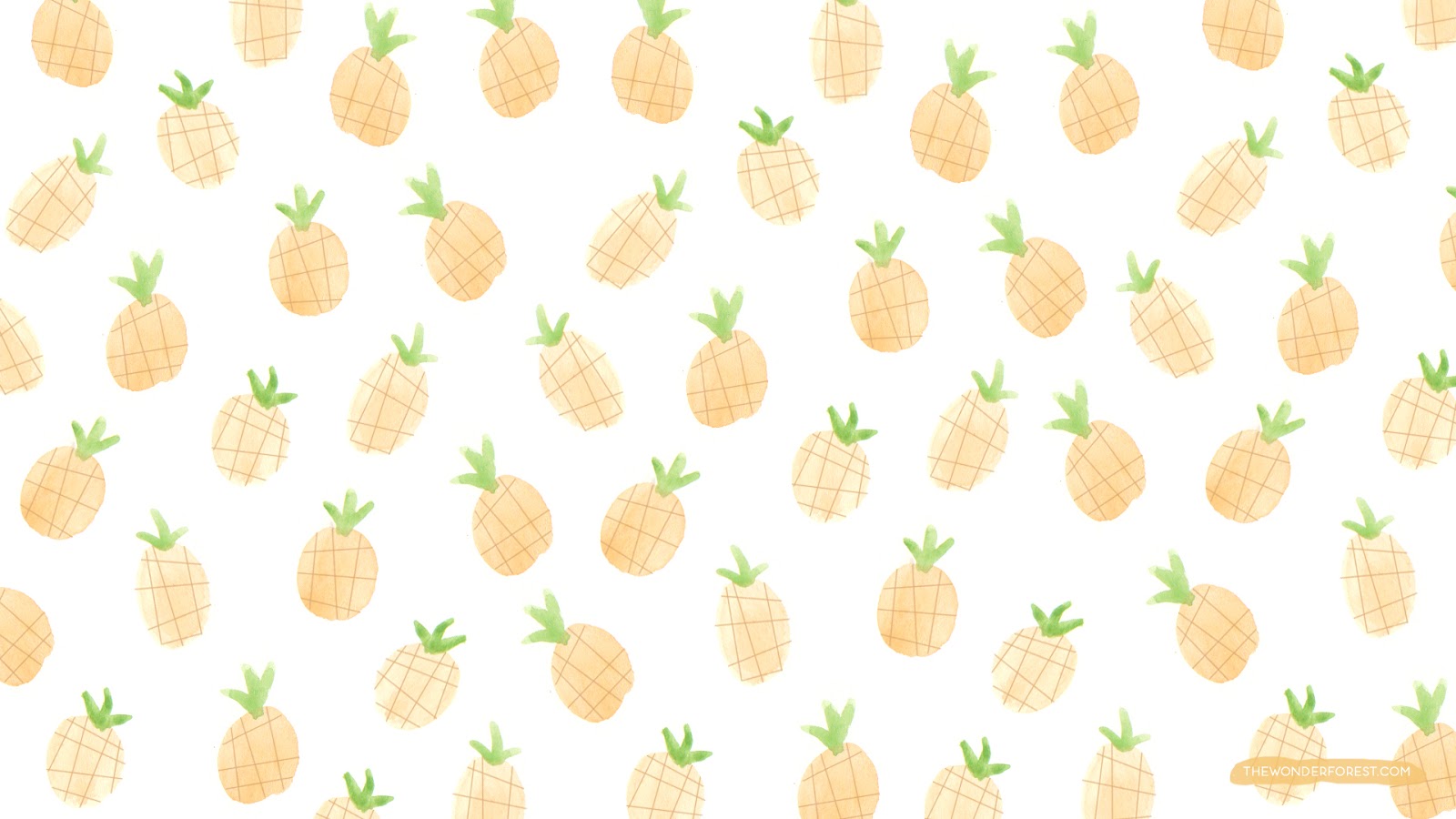 Go Back Image For Cute Pineapple Wallpaper