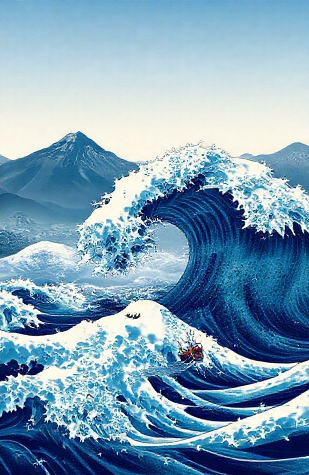 Great Wave Off Kanagawa Wallpaper