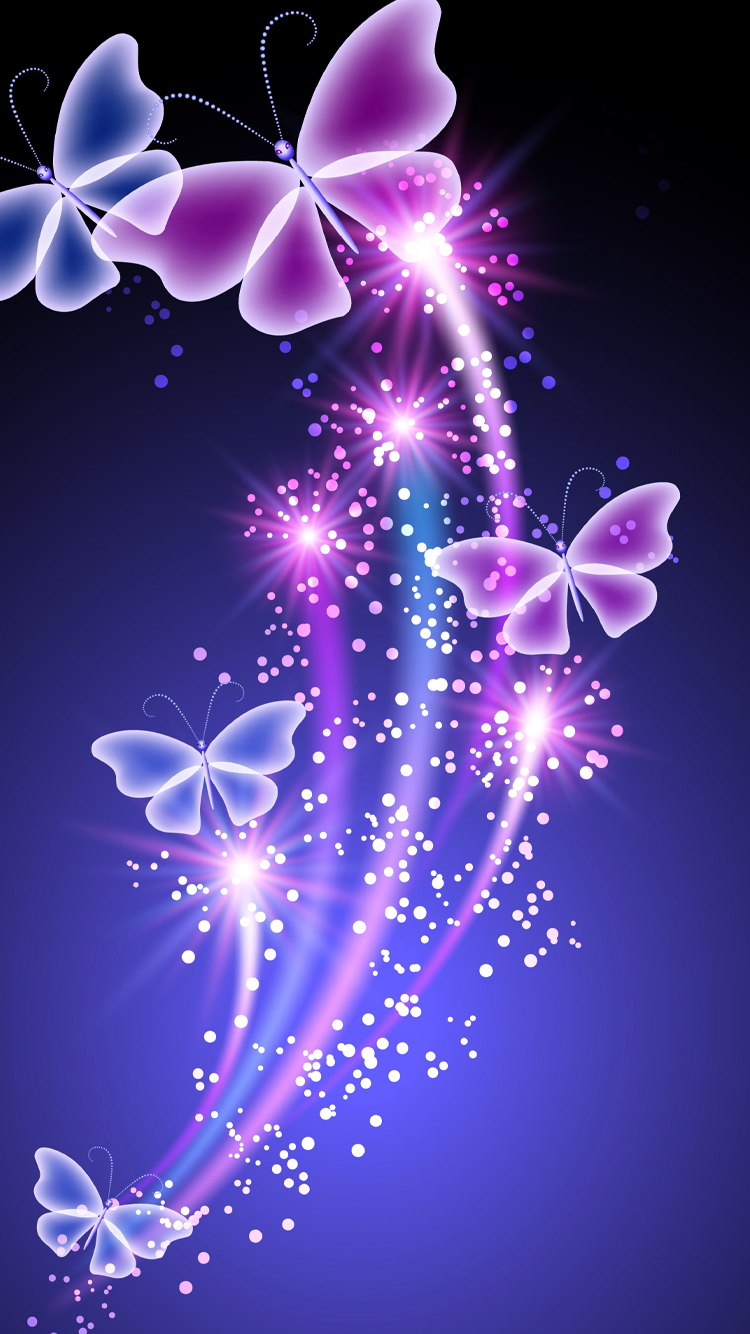 3d Butterfly For Apple iPhone Wallpaper HD